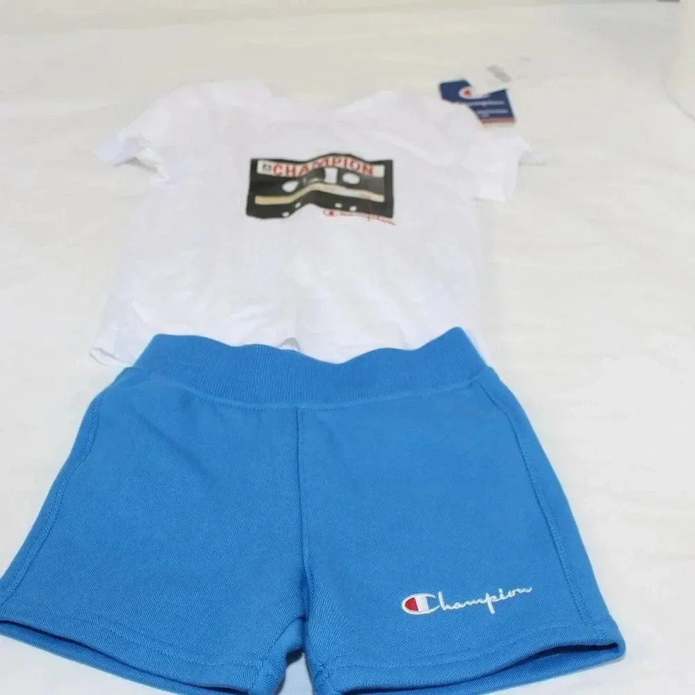 NWT Champion kids short & tee